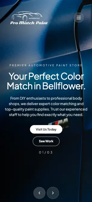 Pro Match Paints mobile